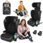 ROCCO SEGGIOLINO AUTO ECOPELLE SUPPORTO 2W1 E SIZE 100-150 CM R129 ISOFIX (Cod. AP-B625-641BE_A4x4)
