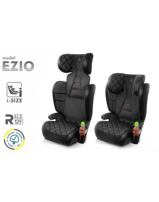 EZIO SEGGIOLINO AUTO ECOPELLE SUPPORTO 2W1 E SIZE 100-150 CM R129 (Cod. AP-87AE-9175C_A4x4)