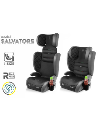 SALVATORE SEGGIOLINO AUTO ECOPELLE SUPPORTO 2W1 E SIZE 100-150 CM R129 (Cod. AP-83A7-36893_A4x4)