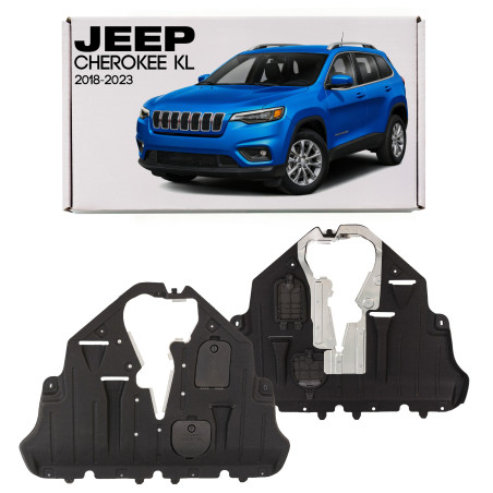 JEEP CHEROKEE V KL 2018-2023 RESTYLING IN TESSUTO PROTEZIONE PIASTRA PROTEZIONE MOTORE 533802110 / 6