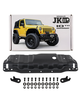 JEEP WRANGLER JK 2007-2018 10TH ANNIVERSARY PROTEZIONE PIASTRA PER ANTERIORE PARAURTI CON KIT VITI 6
