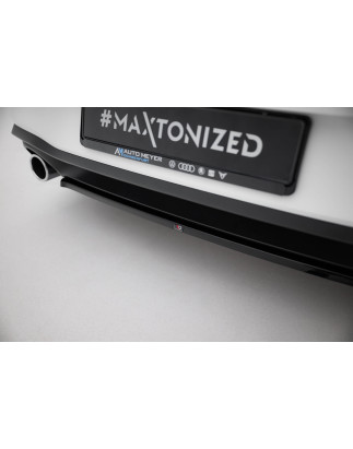 Splitter posteriore Volkswagen Golf GTI Mk8 (Cod. M-VW-GO-8-GTI-RD1G)