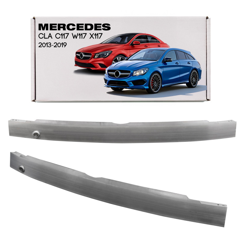 MERCEDES CLA C117 W117 X117 2013-2019 IN ALLUMINIO TRAVERSA INFERIORE RINFORZO ANTERIORE PARAURTI A2
