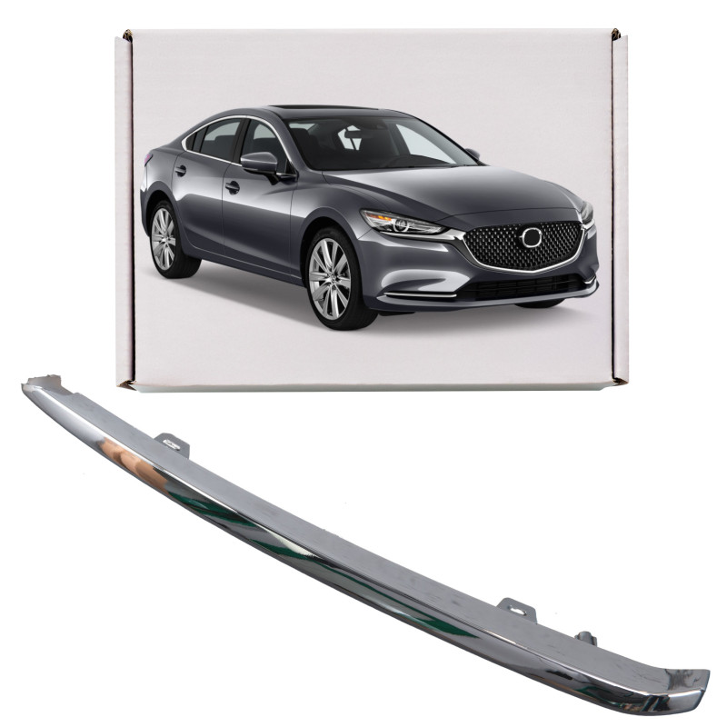 MAZDA 6 III GJ 2018+ PO SECONDO RESTYLING CROMATA MODANATURA ANTERIORE PARAURTI DESTRA GBVG50121 (Co