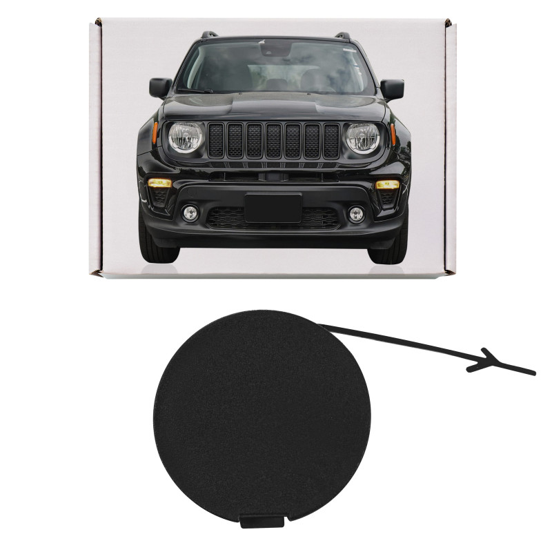 JEEP RENEGADE E BU 2018+ TAPPO ANTERIORE PARAURTI GANCIO TRAZIONE 6VM75LXHAA (Cod. AP-0532-61118_A4x