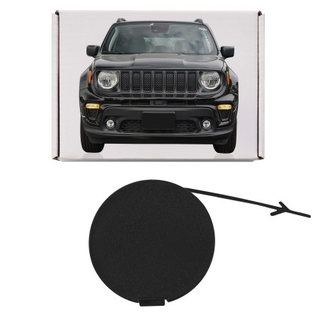 JEEP RENEGADE E BU 2018+ TAPPO ANTERIORE PARAURTI GANCIO TRAZIONE 6VM75LXHAA (Cod. AP-0532-61118_A4x