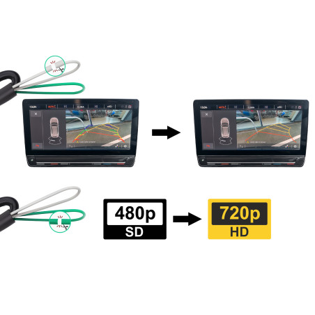 MITSUBISHI ASX 2010+ TELECAMERA POSTERIORE FULL HD DINAMICI LINEE (Cod. AP-2FFB-14551_A4x4)