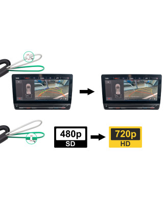 MITSUBISHI ASX 2010+ TELECAMERA POSTERIORE FULL HD DINAMICI LINEE (Cod. AP-2FFB-14551_A4x4)