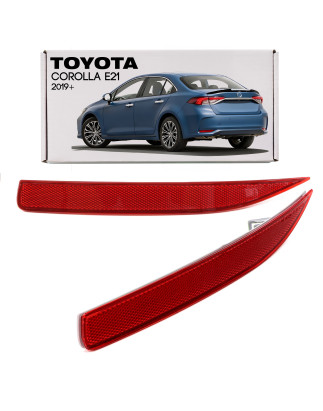 TOYOTA COROLLA XII E21 2019+ berlina POSTERIORE CATARIFRANGENTE PARAURTI SINISTRO 8192002350 (Cod. A