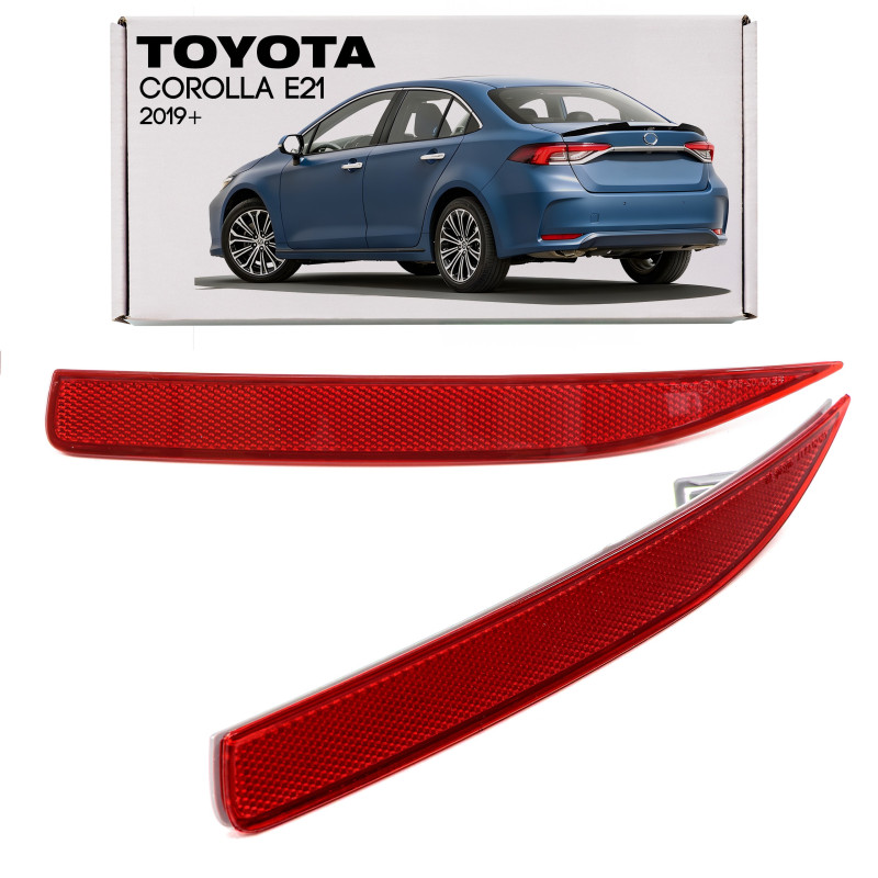 TOYOTA COROLLA XII E21 2019+ berlina POSTERIORE CATARIFRANGENTE PARAURTI SINISTRO 8192002350 (Cod. A