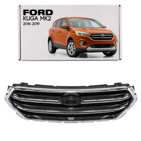 FORD KUGA MK2 II 2016-2019 RESTYLING MASCHERINA NERO MASCHERINA RADIATORE GV448200AB (Cod. AP-7C6A-3