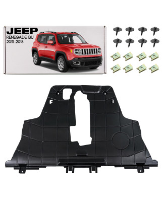 JEEP RENEGADE E BU 2015-2018 PRE-RESTYLING PROTEZIONE PIASTRA PROTEZIONE MOTORE CON KIT VITI 6824808