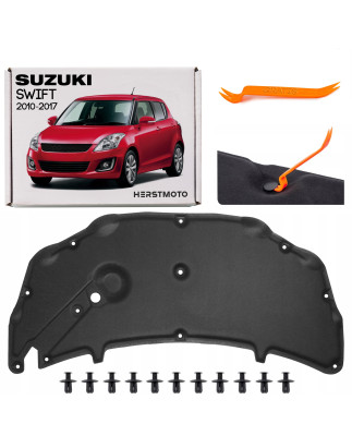SUZUKI SWIFT V 2010-2017 PANNELLO FONOASSORBENTE COFANO CON KIT CLIP 7244068L00 (Cod. AP-DCFA-157AC_