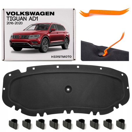 VOLKSWAGEN TIGUAN II AD1 2016-2020 PRE-RESTYLING PANNELLO FONOASSORBENTE COFANO 5NA863831 (Cod. AP-4