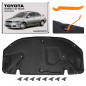 TOYOTA AVENSIS II T25 berlina 2003-2009 PANNELLO FONOASSORBENTE COFANO CON KIT CLIP 5334105030 / 533
