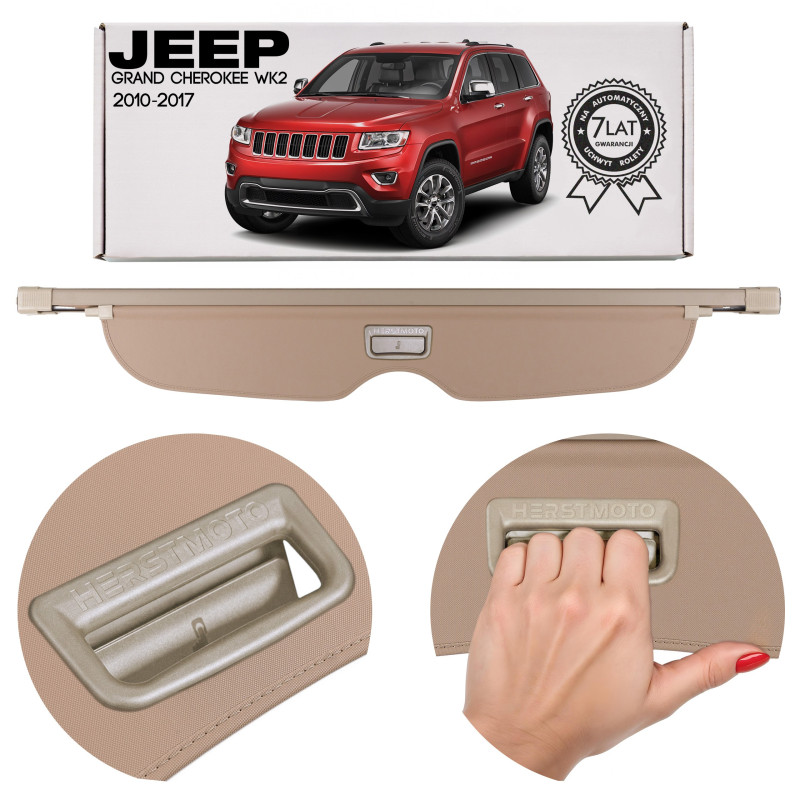 JEEP GRAND CHEROKEE IV WK2 2010-2017 PRIMA DEL SECONDO RESTYLING CAPPELLIERA COPRIBAGAGLI BEIGE 6FW0