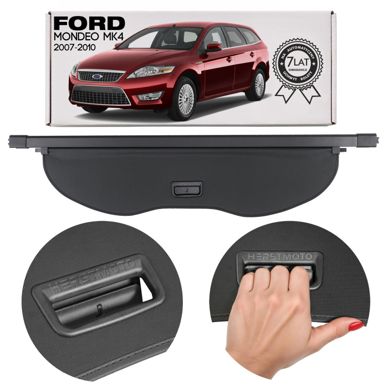 FORD MONDEO MK4 IV 2007-2010 STATION WAGON PRE-RESTYLING CAPPELLIERA COPRIBAGAGLI NERA 7S71-N55066-A
