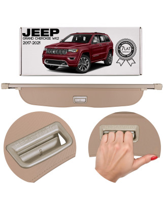 JEEP GRAND CHEROKEE IV WK2 2017-2021 SECONDO FACELIFTING CAPPELLIERA COPRIBAGAGLI BEIGE A1668100301 