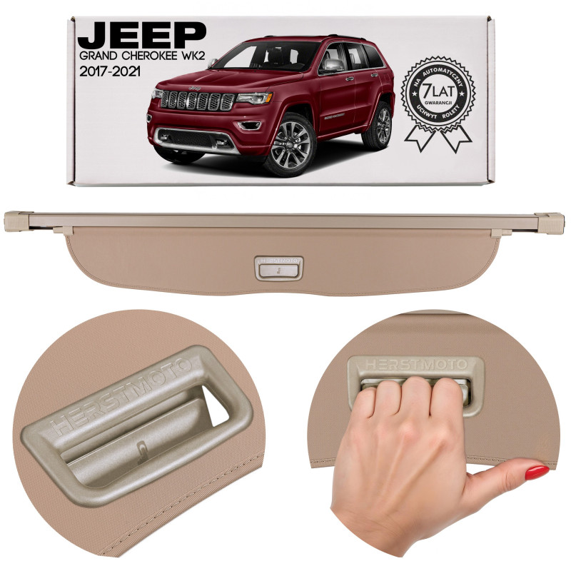 JEEP GRAND CHEROKEE IV WK2 2017-2021 SECONDO FACELIFTING CAPPELLIERA COPRIBAGAGLI BEIGE A1668100301 