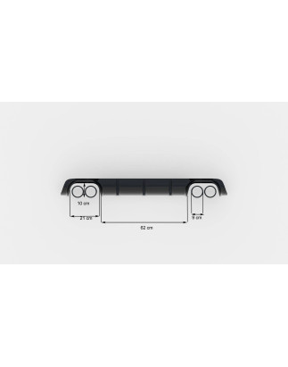 Sottoparaurti posteriore BMW M5  / 5 M-Pack E39 (Cod. M-BM-5-39-M-RS1G)