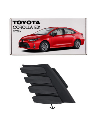 TOYOTA COROLLA XII E21 2022+ berlina RESTYLING TAPPO GANCIO TRAINO TRAZIONE IN GRIGLIA ANTERIORE PAR