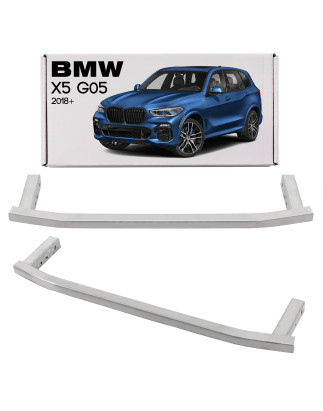 BMW X5 G05 2018+ IN ALLUMINIO TRAVERSA INFERIORE RINFORZO ANTERIORE PARAURTI 51117421600 (Cod. AP-22