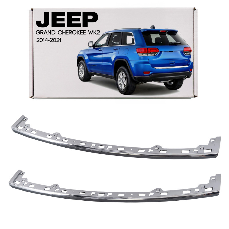JEEP GRAND CHEROKEE IV WK2 2014-2021 CROMATA MODANATURA POSTERIORE PARAURTI 68111635AA (Cod. AP-47B7