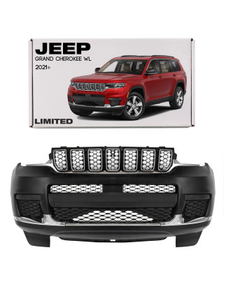 JEEP GRAND CHEROKEE V WL 2021+ SUMMIT / LIMITED / LAREDO COMPLETO PARAURTI ANTERIORE PER TELECAMERA 