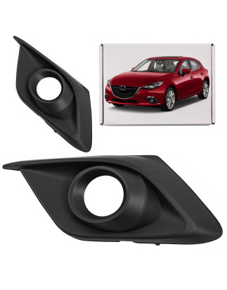 MAZDA 3 III BM 2014-2016 PRE-RESTYLING SINISTRA TAPPO FENDINEBBIA GRIGLIA PARAURTI SENZA CROMO BJE1-
