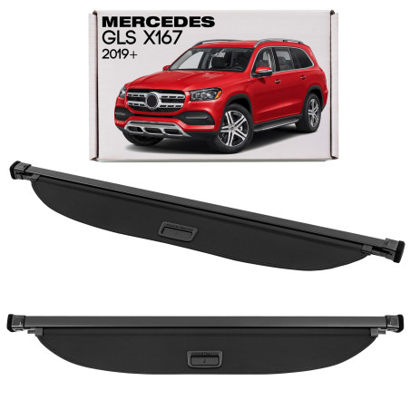 MERCEDES GLS X167 2019+ CAPPELLIERA COPRIBAGAGLI NERA A1678106900 (Cod. AP-573B-19514_A4x4)