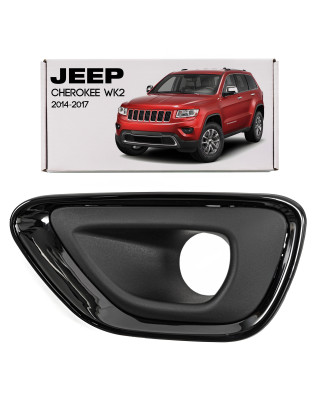 JEEP GRAND CHEROKEE IV WK2 2014-2017 RESTYLING GRIGLIA ANTERIORE PARAURTI TAPPO FARI FENDINEBBIA NER