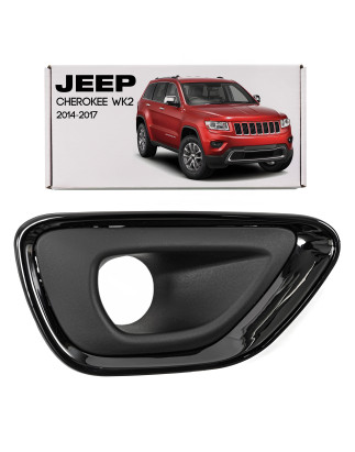 JEEP GRAND CHEROKEE IV WK2 2014-2017 RESTYLING GRIGLIA ANTERIORE PARAURTI TAPPO FARI FENDINEBBIA NER