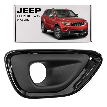 JEEP GRAND CHEROKEE IV WK2 2014-2017 RESTYLING GRIGLIA ANTERIORE PARAURTI TAPPO FARI FENDINEBBIA NER