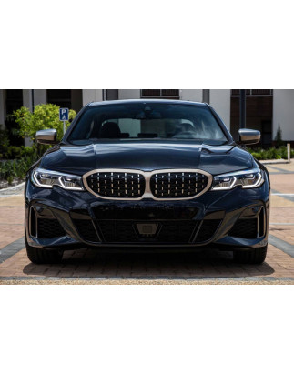 BMW SERIA 3 G20 2018+ MASCHERINA ANTERIORE DIAMOND SATINATO MASCHERINA DOPPIO RENE 51138079742 (Cod.