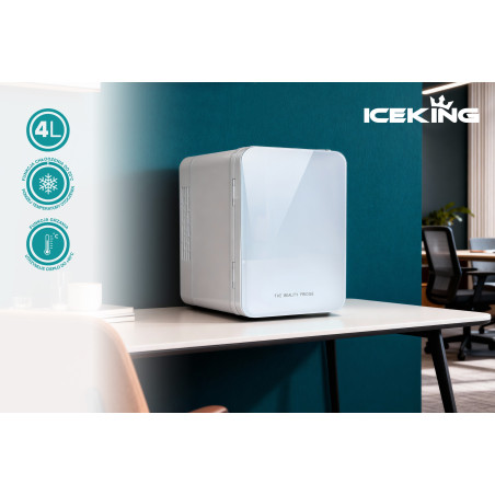 FRIGORIFERO DA UFFICIO 4L 12V CON FUNZIONE RISCALDAMENTO PER 50-65°C BIANCA (Cod. AP-769F-1538E_A4x