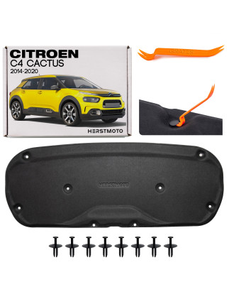 CITROEN C4 CACTUS 2014-2020 PANNELLO FONOASSORBENTE COFANO CON CLIP 9801736880 (Cod. AP-0C27-70854_A