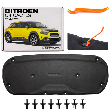 CITROEN C4 CACTUS 2014-2020 PANNELLO FONOASSORBENTE COFANO CON CLIP 9801736880 (Cod. AP-0C27-70854_A