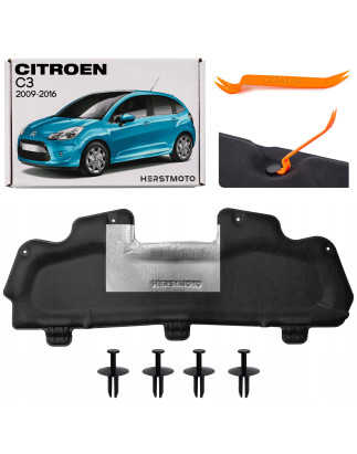 CITROEN C3 II 2009-2016 PANNELLO FONOASSORBENTE COFANO CON CLIP 9683479380 7979K9 (Cod. AP-78EB-830E