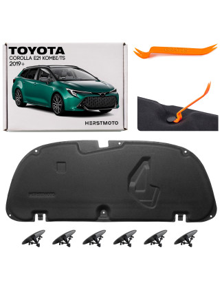 TOYOTA COROLLA XII E21 2019+ STATION WAGON / TS PANNELLO FONOASSORBENTE COFANO CON CLIP 5334112380 (