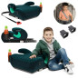 SEGGIOLINO AUTO RONDELLA SEDILE CON ISOFIX VERDE R129 125-150 CM (Cod. AP-A372-474DF_A4x4)