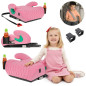 SEGGIOLINO AUTO RONDELLA SEDILE CON ISOFIX ROSA R129 125-150 CM (Cod. AP-60A0-118AF_A4x4)