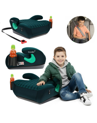 SEGGIOLINO AUTO RONDELLA SEDILE VERDE TRAPUNTATO R129 125-150 CM (Cod. AP-FAF6-7674F_A4x4)