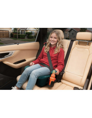 SEGGIOLINO AUTO RONDELLA SEDILE VERDE TRAPUNTATO R129 125-150 CM (Cod. AP-FAF6-7674F_A4x4)