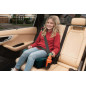 SEGGIOLINO AUTO RONDELLA SEDILE VERDE TRAPUNTATO R129 125-150 CM (Cod. AP-FAF6-7674F_A4x4)