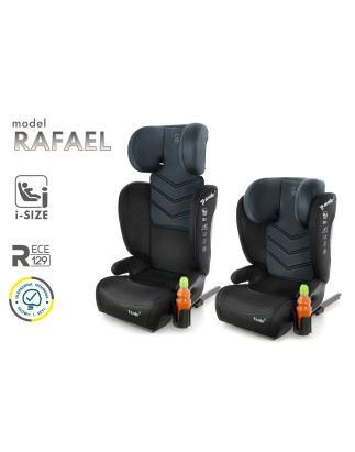 RAFAEL SEGGIOLINO AUTO SUPPORTO 2W1 E SIZE 100-150 CM R129 ISOFIX (Cod. AP-1538-272B7_A4x4)