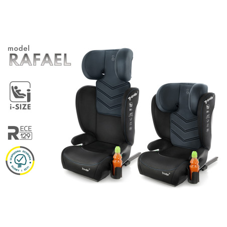 RAFAEL SEGGIOLINO AUTO SUPPORTO 2W1 E SIZE 100-150 CM R129 ISOFIX (Cod. AP-1538-272B7_A4x4)