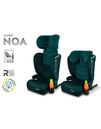 NOA SEGGIOLINO AUTO SUPPORTO 2W1 E SIZE 100-150 CM R129 ISOFIX (Cod. AP-78F2-882A6_A4x4)