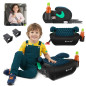 SEGGIOLINO AUTO RONDELLA SEDILE CON ISOFIX NERO-BLU OCEANO R129 125-150 CM (Cod. AP-B041-950D1_A4x4)