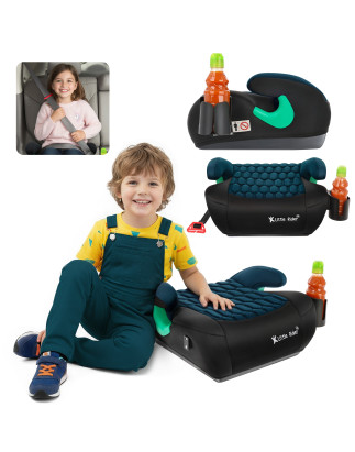 SEGGIOLINO AUTO RONDELLA SEDILE NERO-BLU OCEANO TRAPUNTATO R129 125-150 CM (Cod. AP-1DA3-810E9_A4x4)