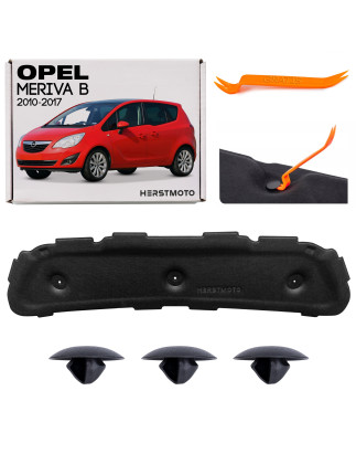 OPEL MERIVA B 2010-2017 PANNELLO FONOASSORBENTE COFANO CON CLIP 13360589 (Cod. AP-6AE7-23475_A4x4)
